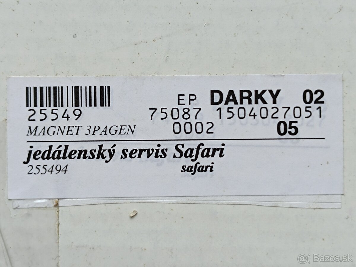 Sada tanierov NOVE - 3