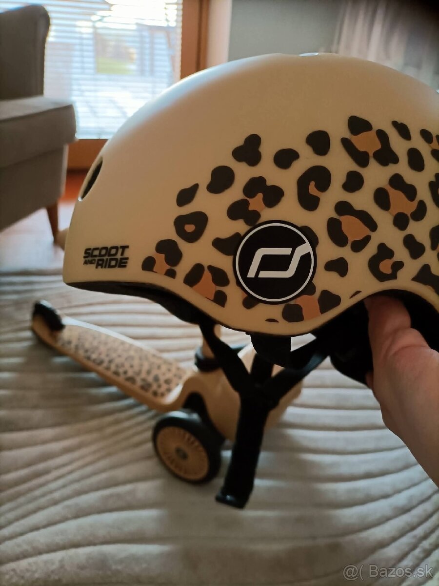 Scoot & Ride Highwaykick 1 Leopard + originál prilba - 3