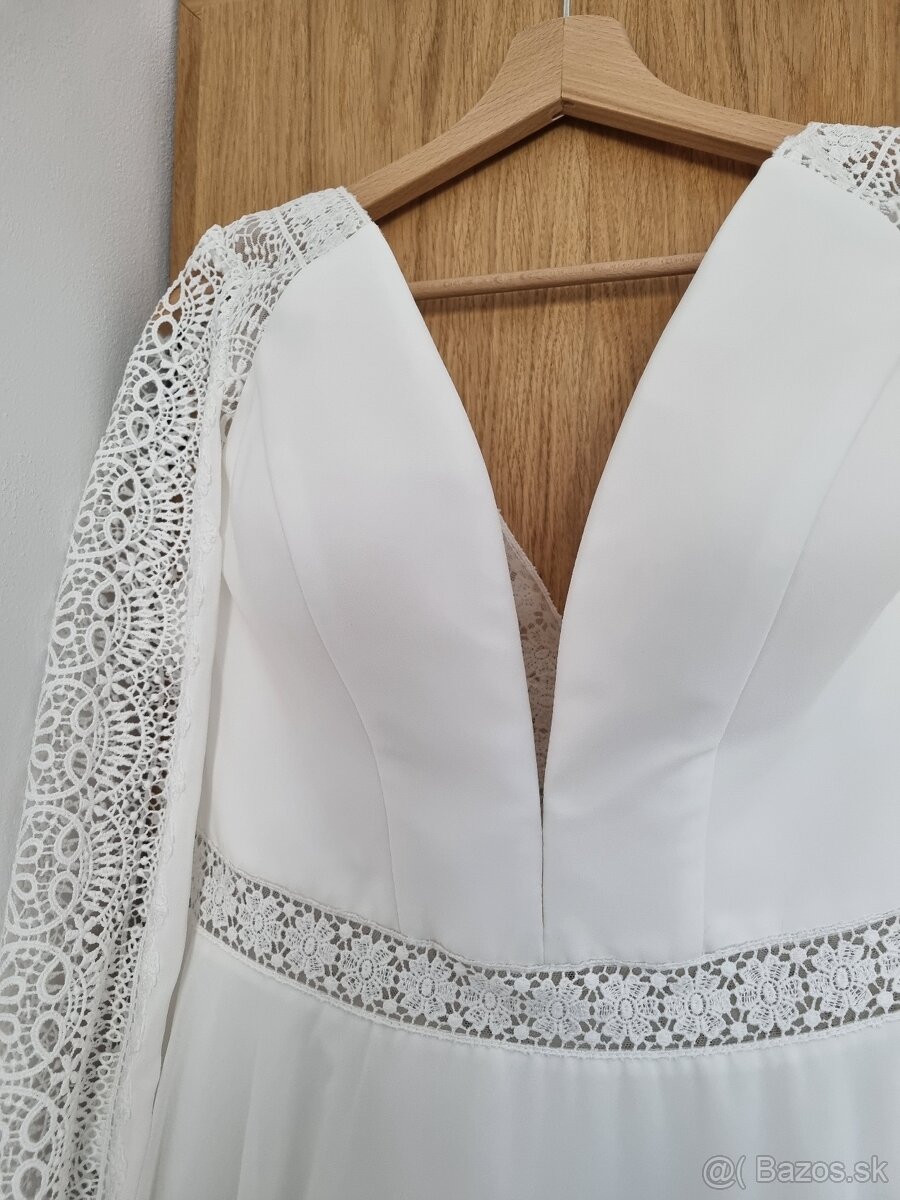 Svadobné šaty veľk. 38/40 - 3