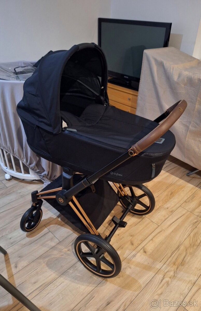 Cybex priam 4.0 deep black + fusak - 3