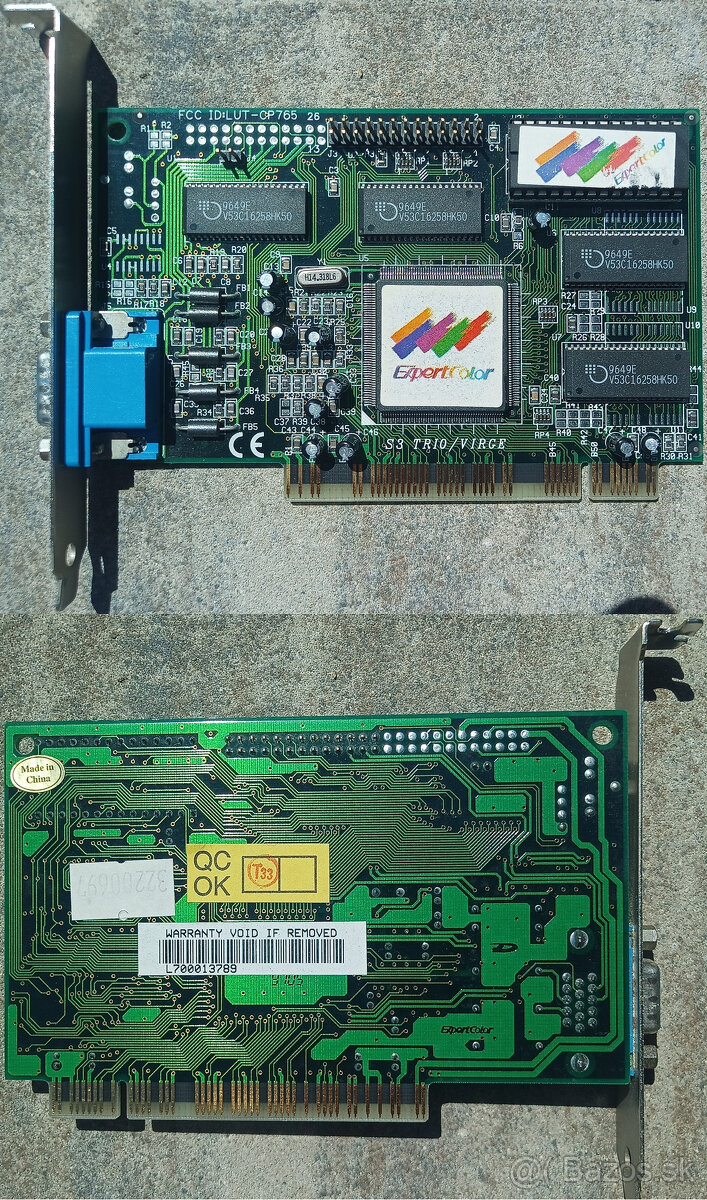 testované PCI grafické karty - 3