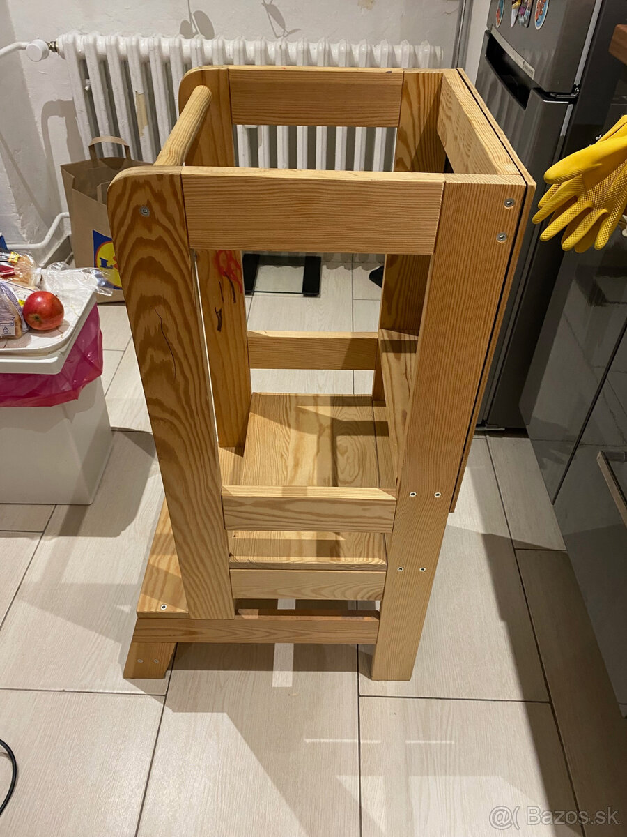 Montessori veža do kuchyne pre deti - 3