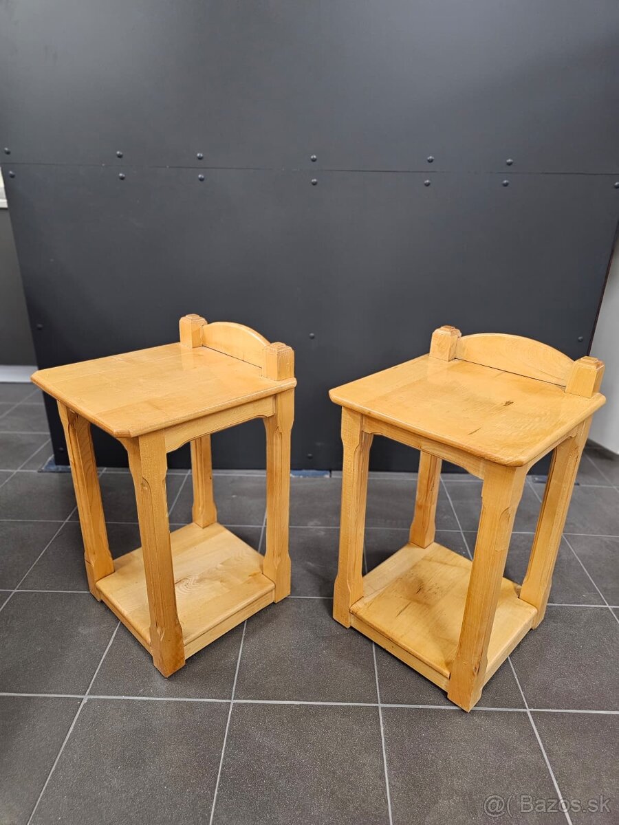 Masívny drevený nábytok – stoly, kreslá, barové stoličky - 3