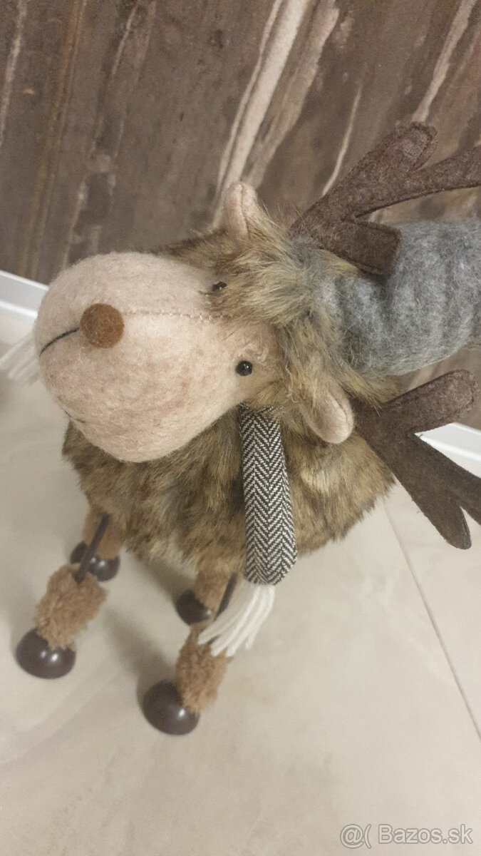 vianočné ozdoby - postavičky : škriatok a sob TOP stav - 3