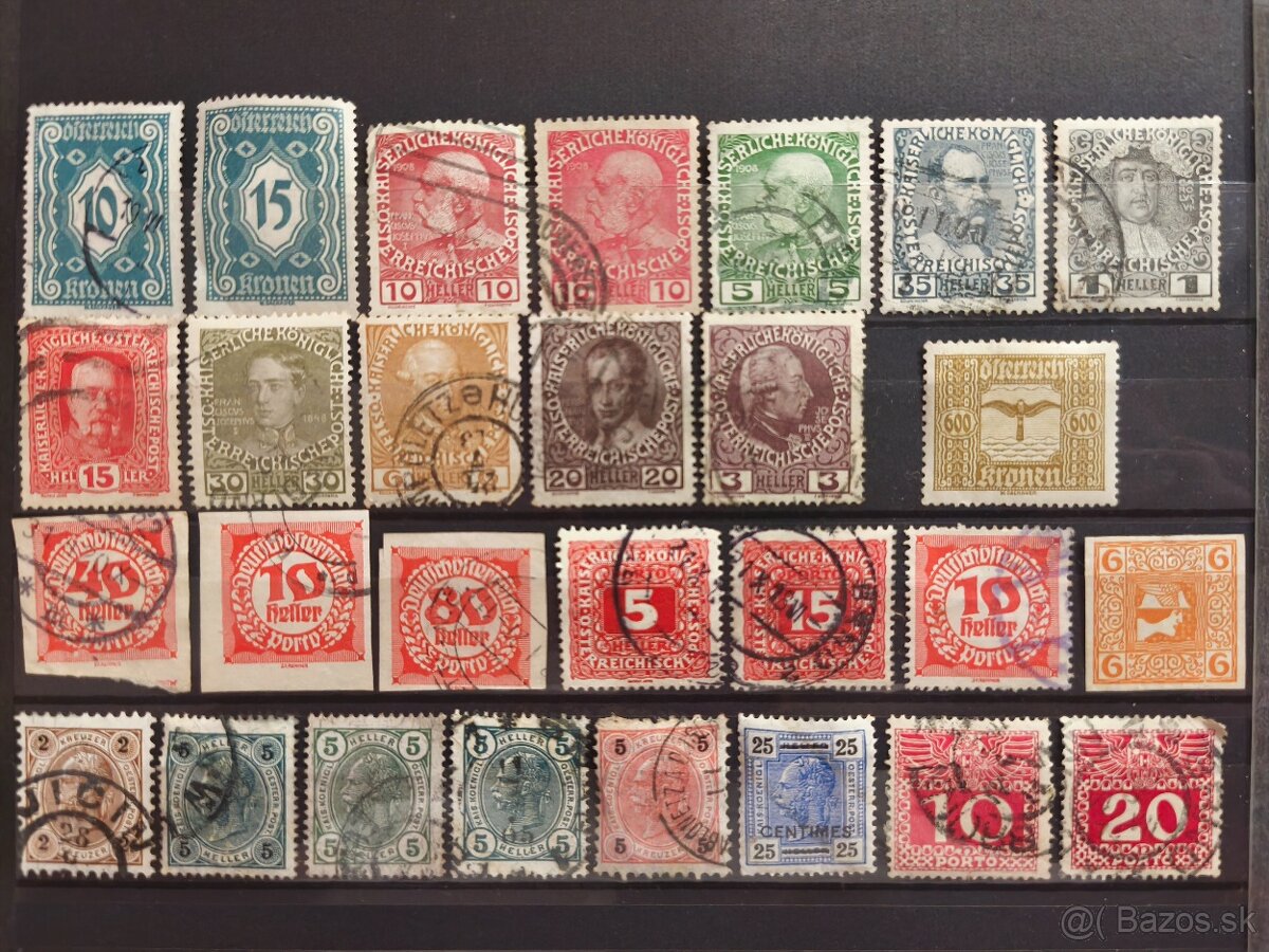 Známky Rakúsko a Bosna - 3