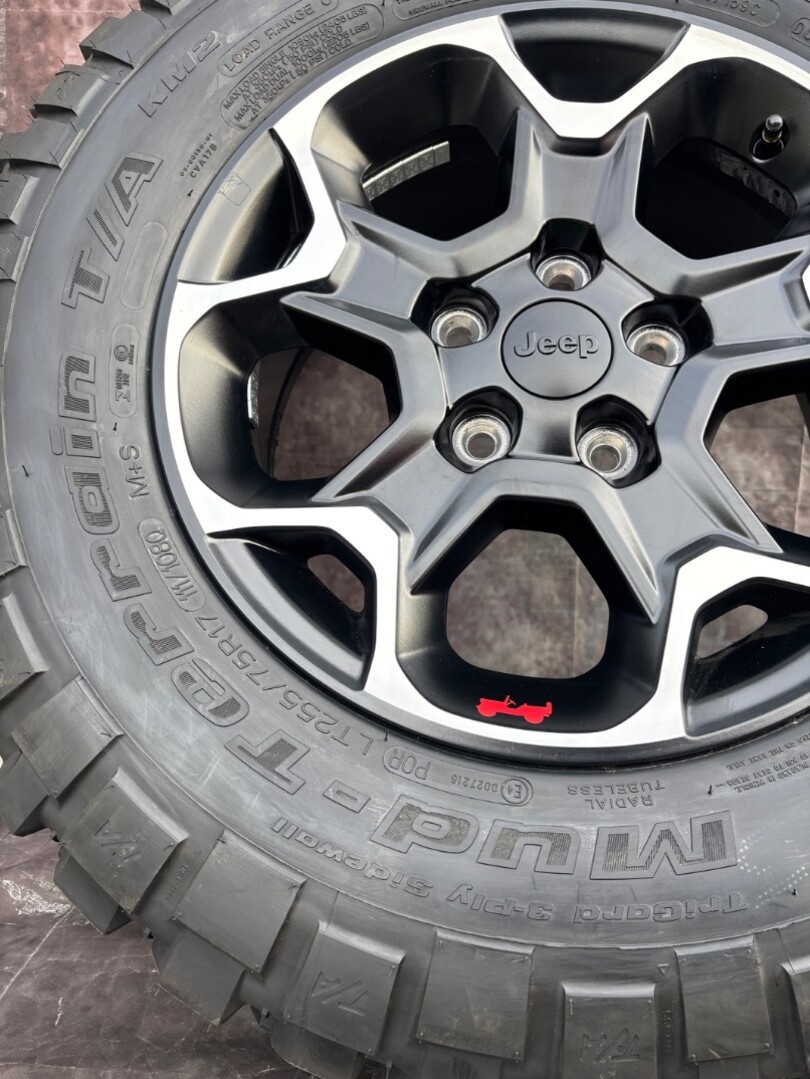 Originální alu kola Jeep 255/75/17 - 3