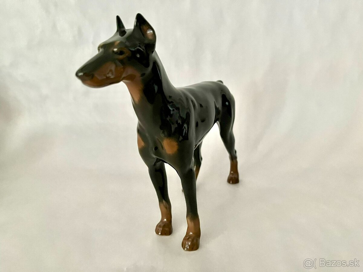 Porcelanovy pes - doberman Rosenthal - 3