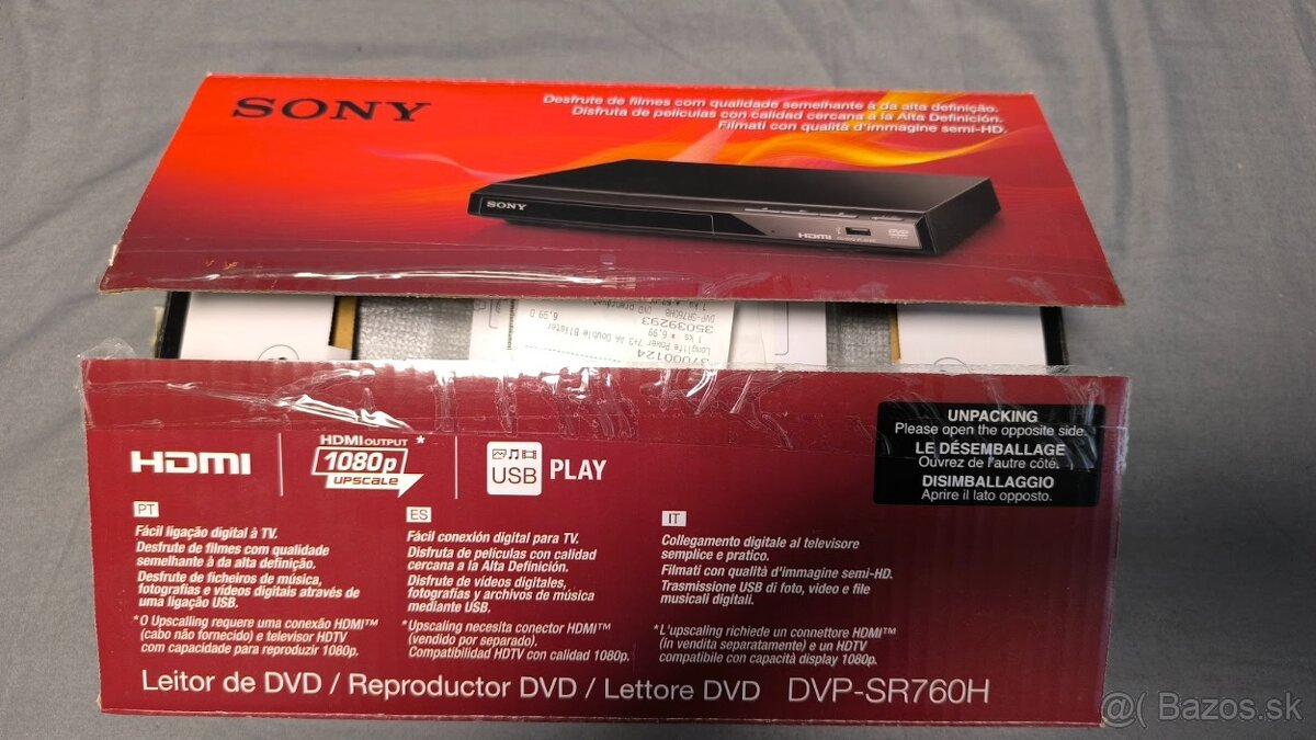 DVD prehrávač Sony DVP-SR760H - 3