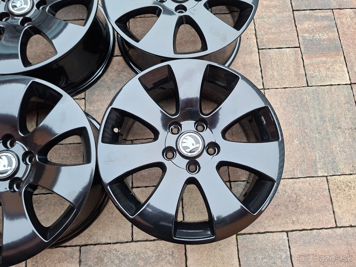 Predám org.hlinikové disky-Skoda-R16 - 3