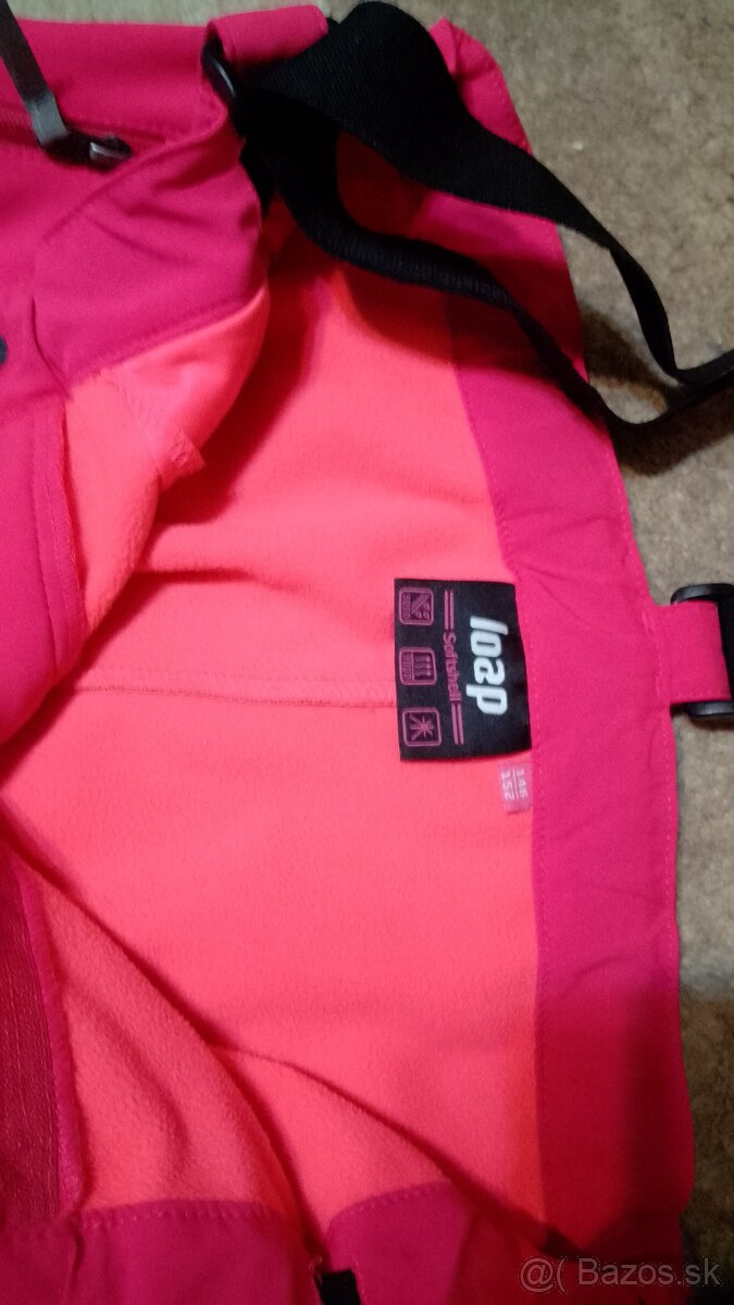 Predám dievčenské zimné softshelové nohavice. - 3