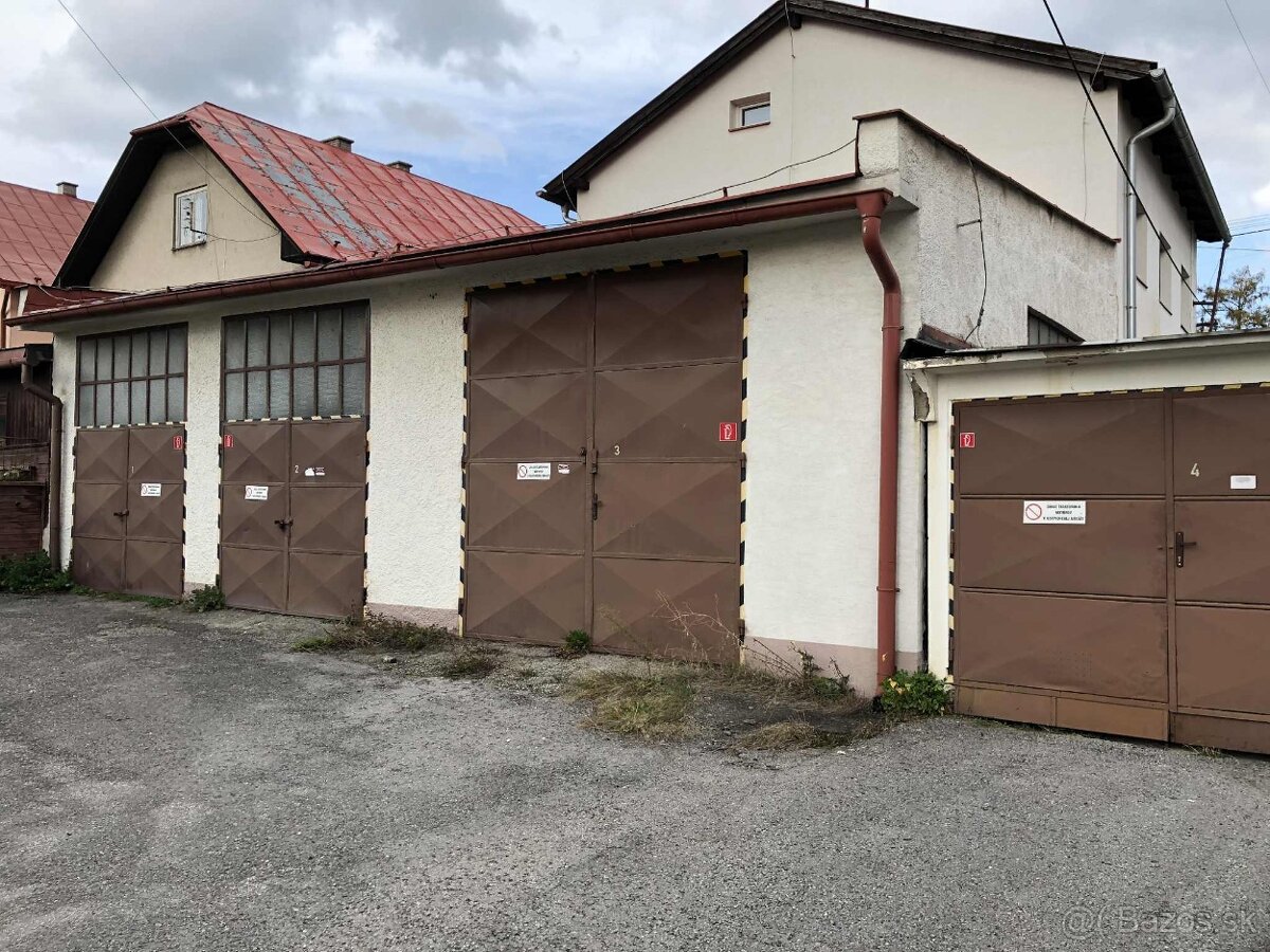 Dám do prenájmu budovu s garážami,skladové priestory Tvrdoší - 3