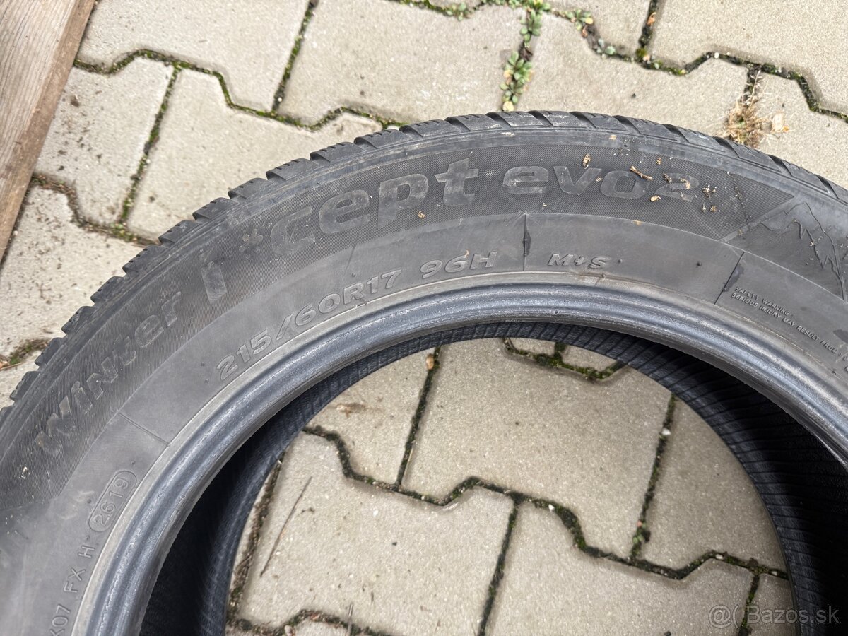 215/60 r17 Zimné Hankook winter Icept evo2 - 3