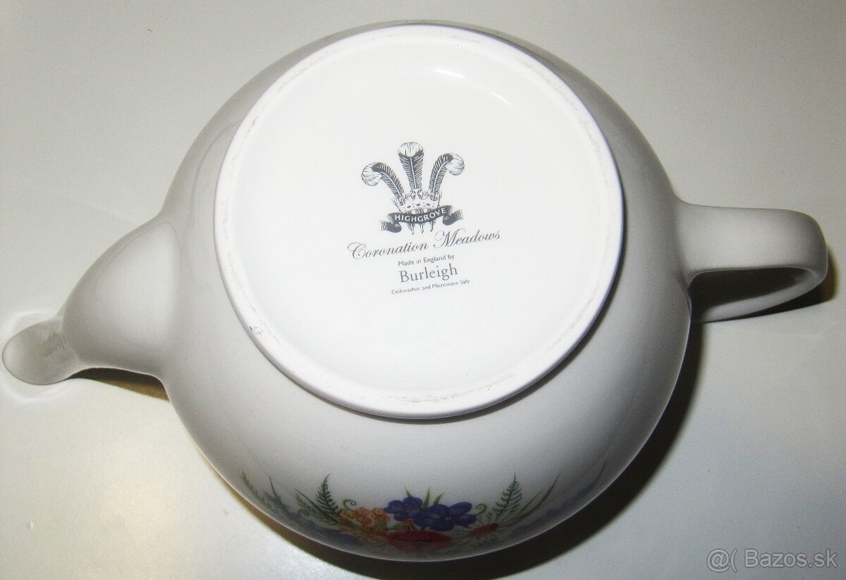 Čajník - Burleigh, porcelán - 3