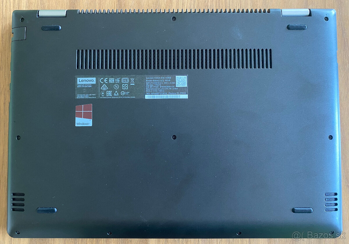 Lenovo Yoga 510-14IKB 80VB NTB notebook počítač - 3
