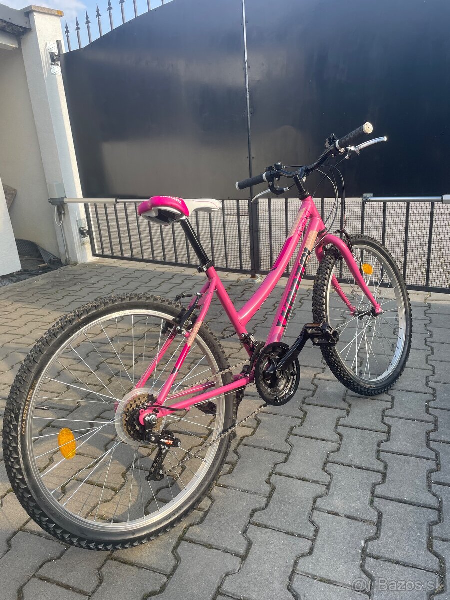 Predám ružový detský bicykel - 3