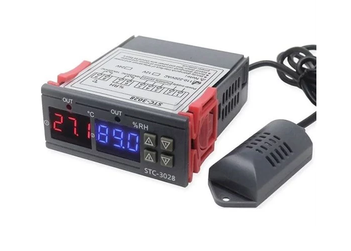 Predám digitál termostat a hygrostat 12VDC STC3028 - 3