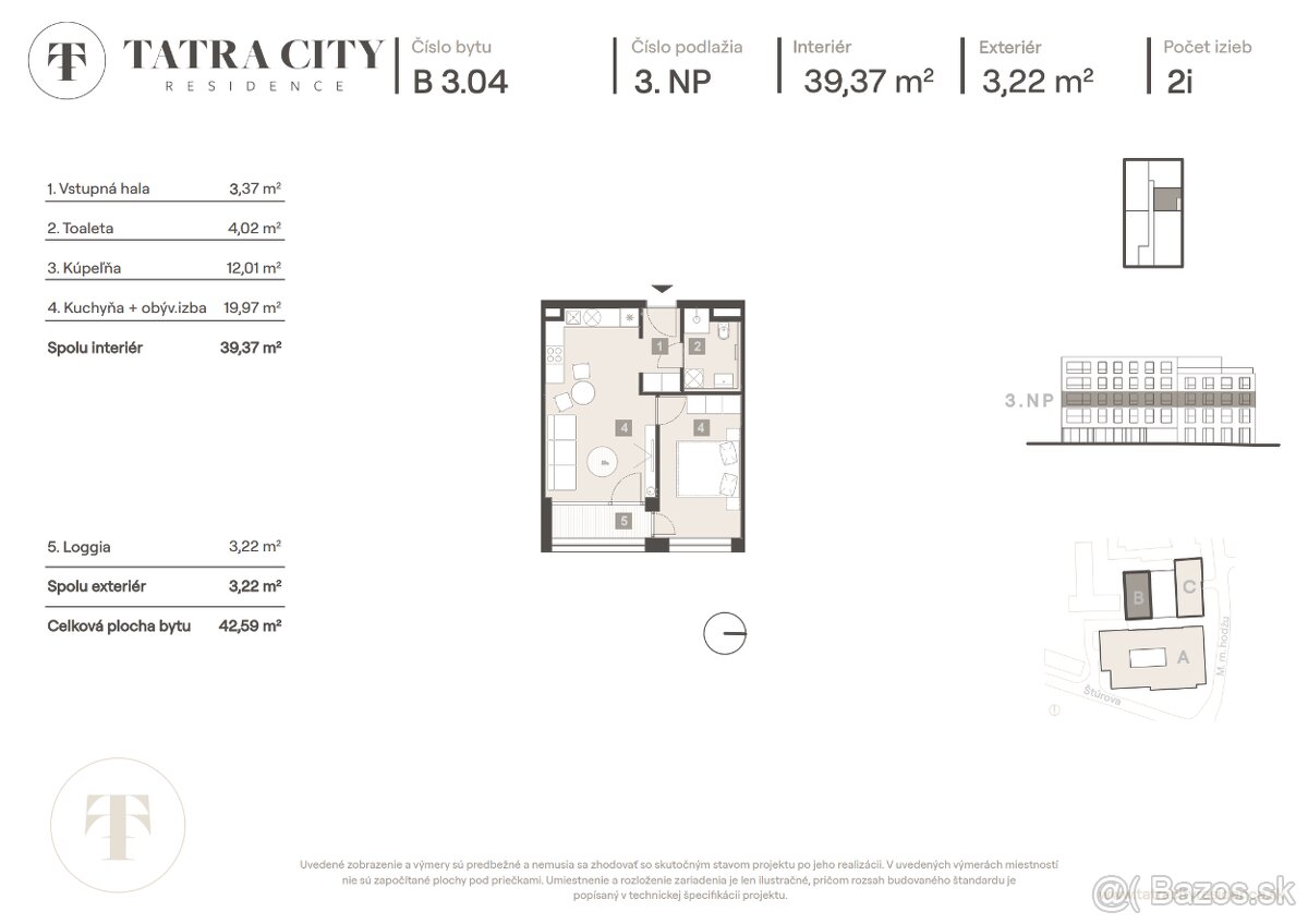 2 izbový byt v novostavbe - 3