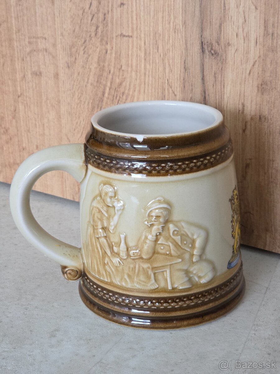 pivný krígel hnedý 1 - 0,5L - 3