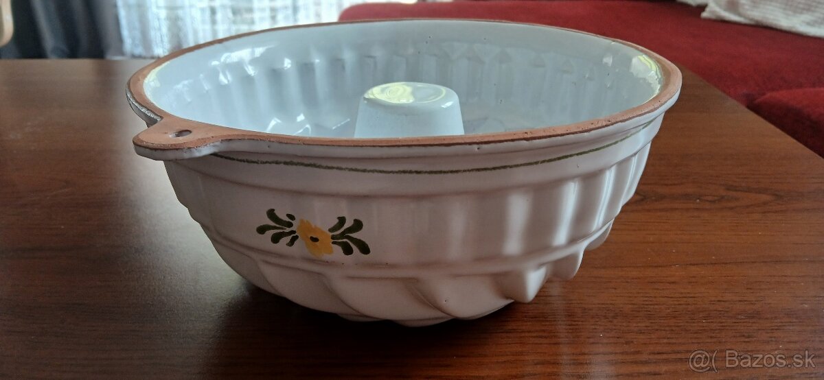 Veľká keramická ručne maľovaná forma - 3