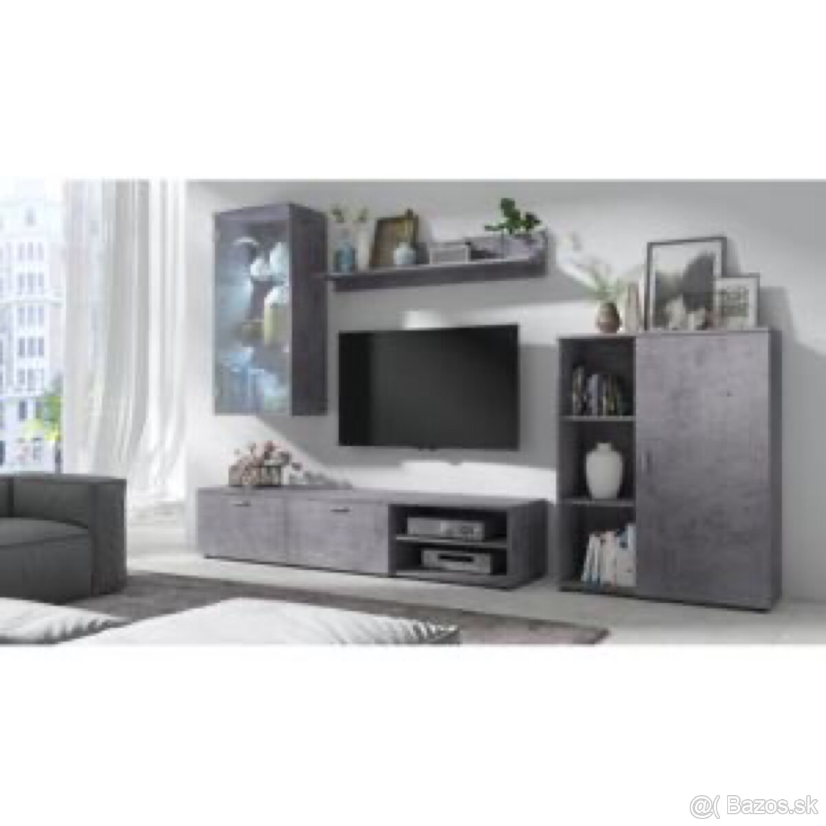 Betónová obývacia stena - 3