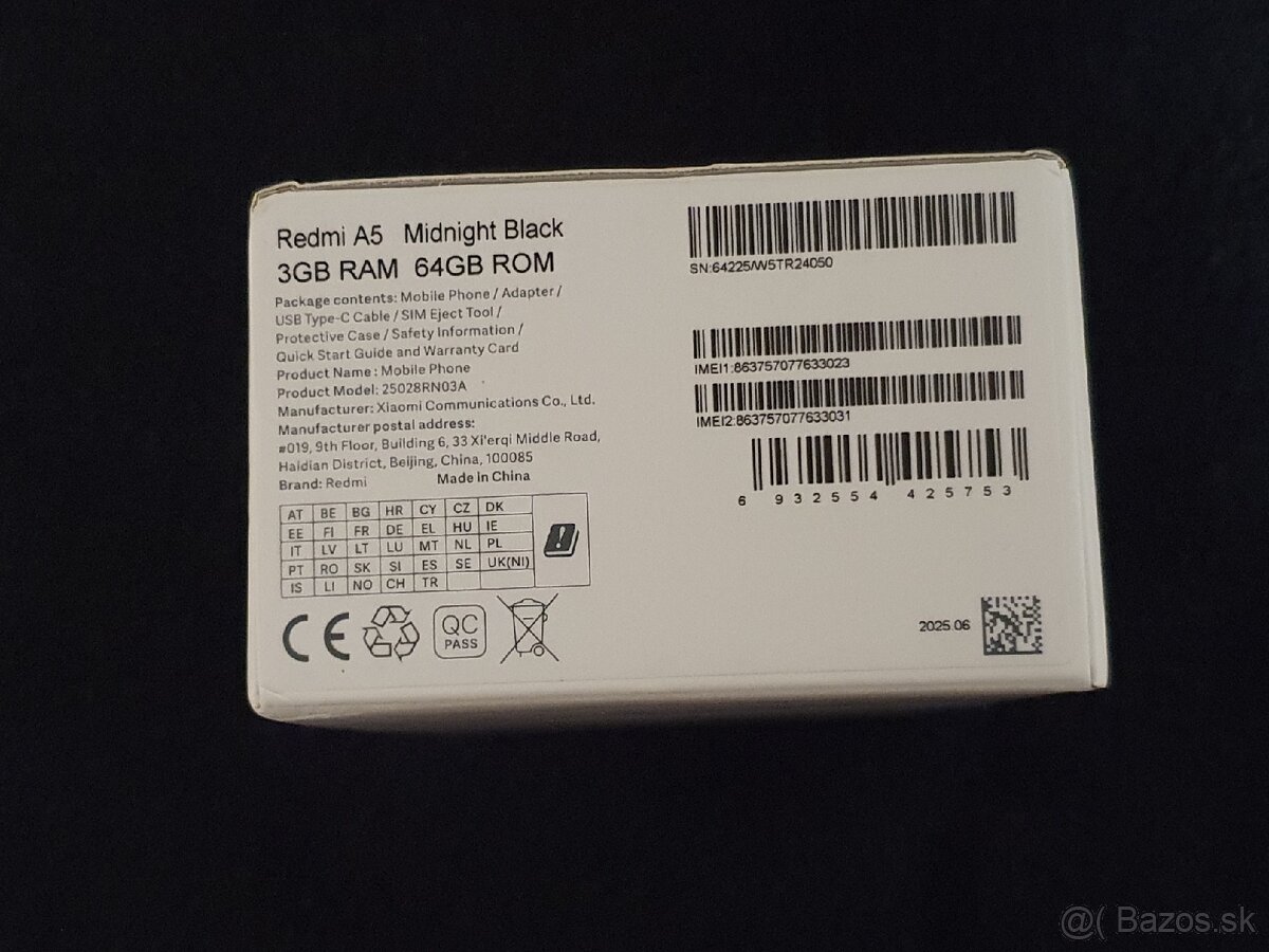 Mobilný telefón Xiaomi Redmi A5 - 3