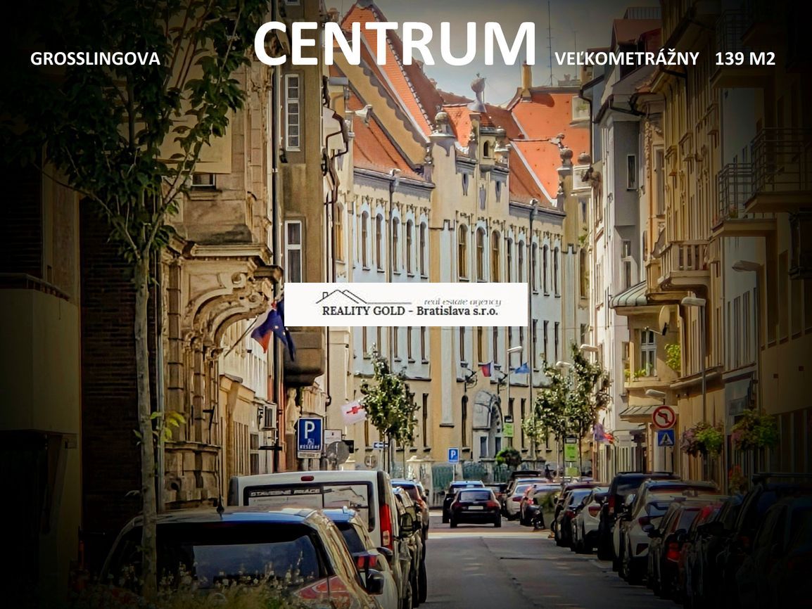 4 izbový CENTRUM - GRÖSSLINGOVA - GARÁŽ v cene - 139 m2 - 3
