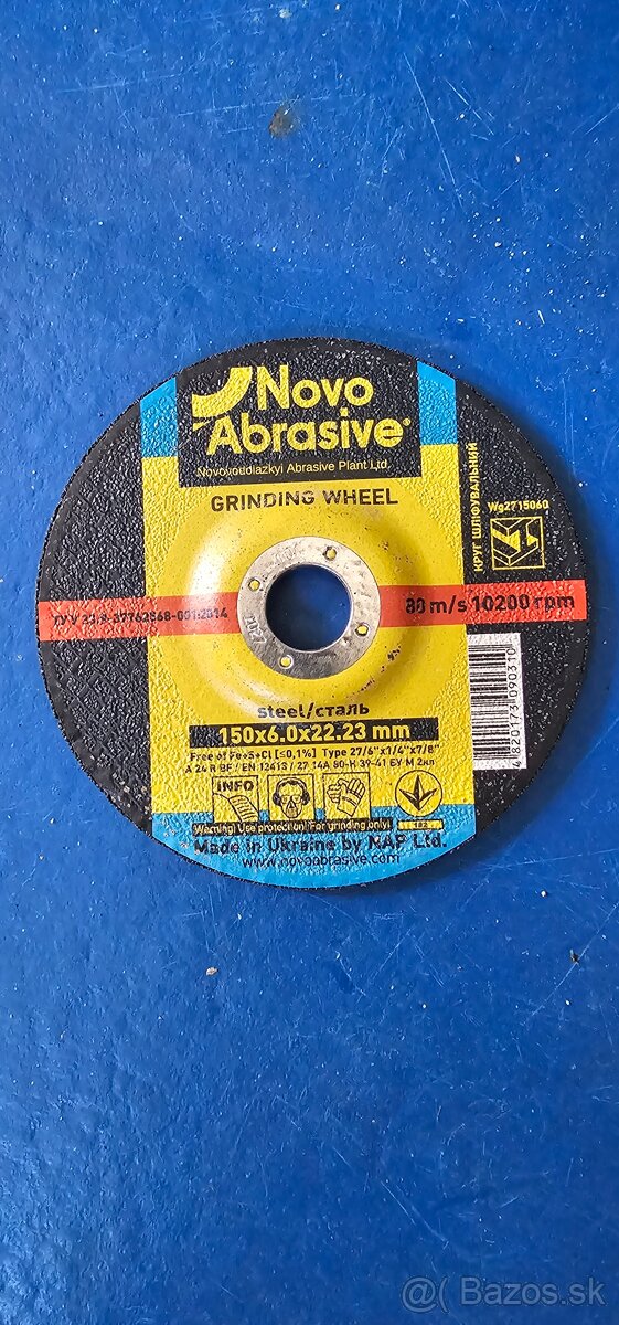 Predám brúsny kotúč 150 x 6 na kov - 3