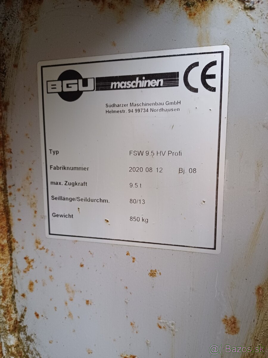 Predam lesny navijak - 3