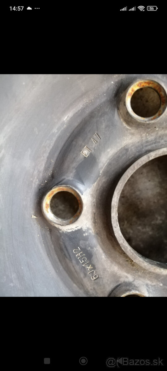 Predám zimné pneumatiky a diskami W-Touran - 3