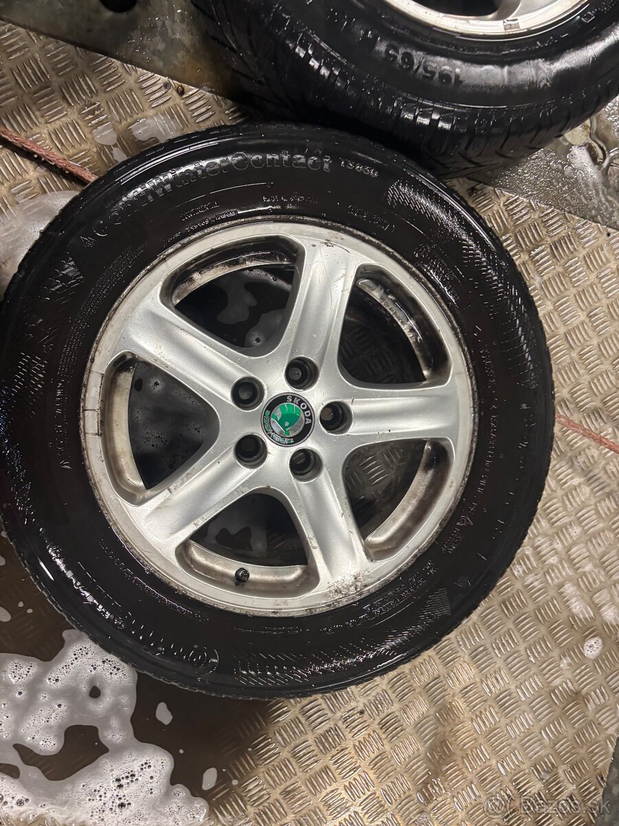 Predám originál disky Škoda 5x100 R15 - 3