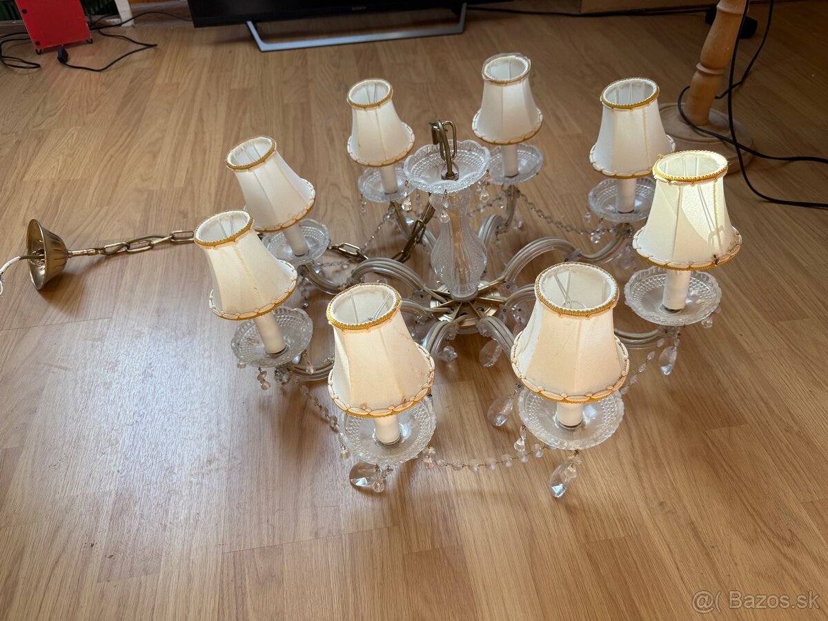 Starozitny krystalovy luster - 3