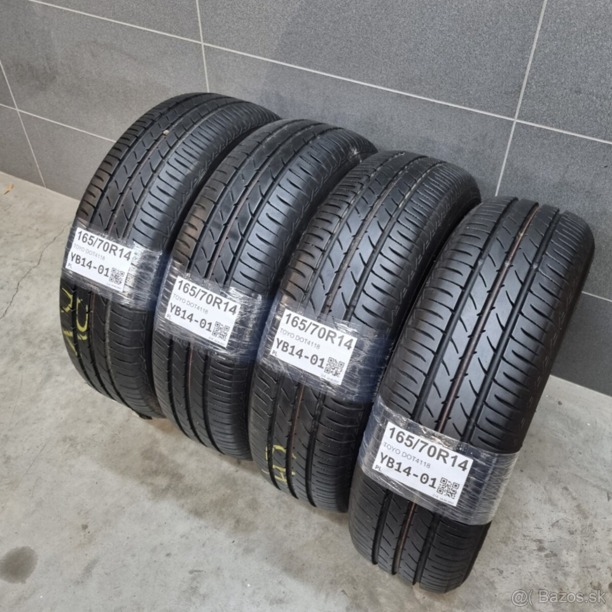 Letné pneumatiky 165/70 R14 TOYO - 3