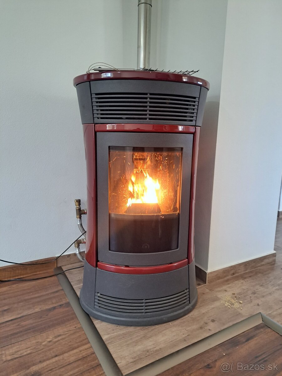 Krbové kachle Edilkamin Bijoux ,teplovodné na pelety - 3