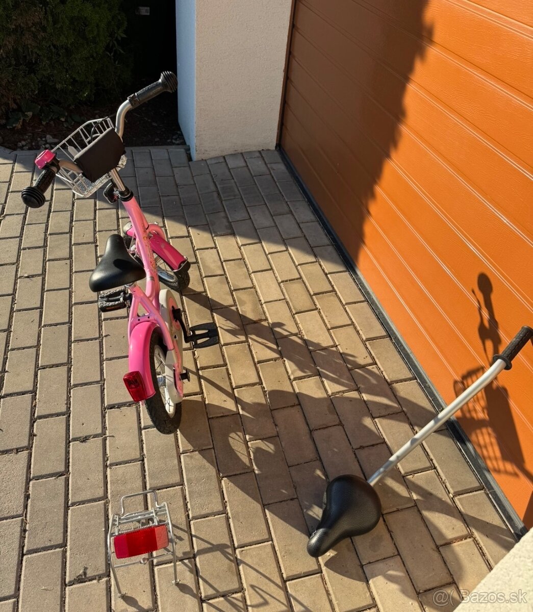 Ružový bicykel 12 PUKY - 3