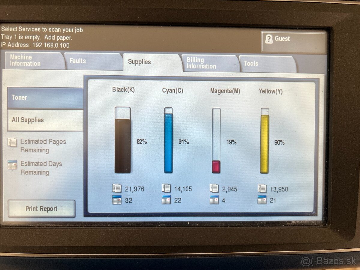 Predám XEROX WORKCENTRE 7535 - 3
