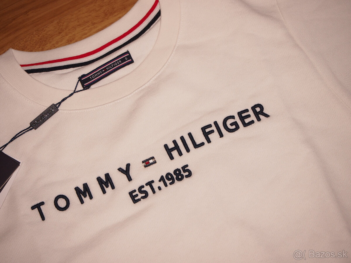 Tommy Hilfiger dámska biela mikina - 3