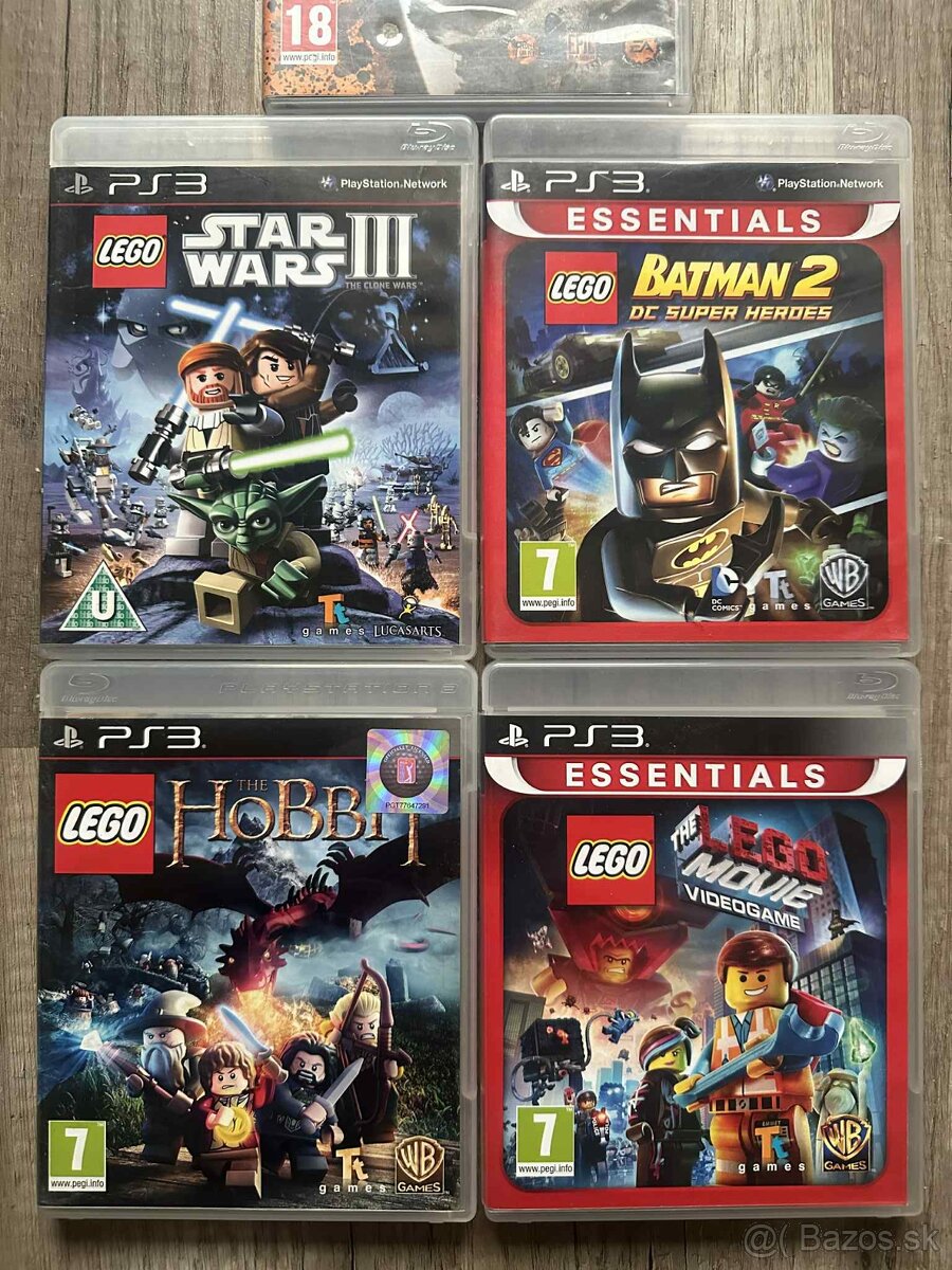 balíček 4 LEGO hier + Bulletstorm pre Playstation 3 - 3