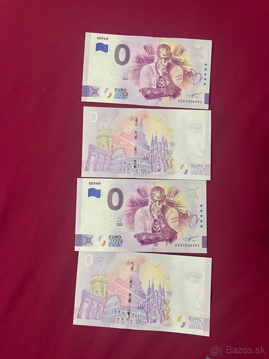 Separ bankovky 0 - 3