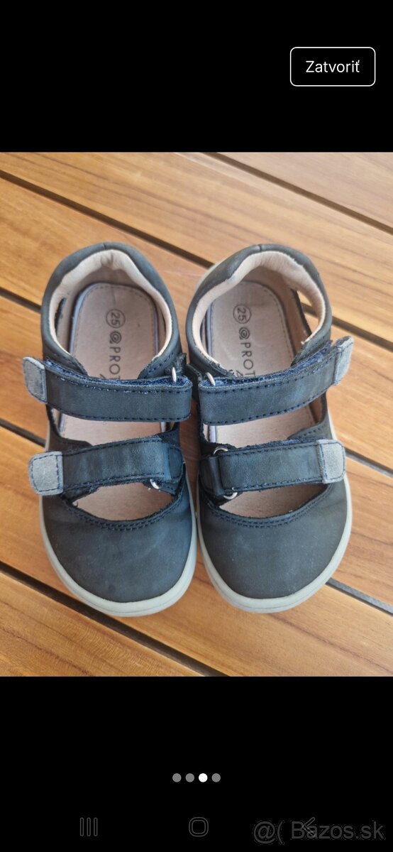 Protetika kožené barefoot Pady sandale - 3