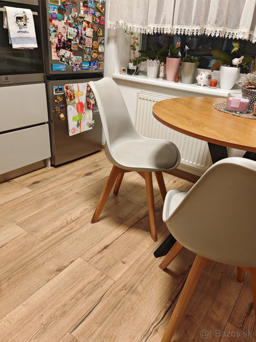 Jedálenské stoličky šedé - 3