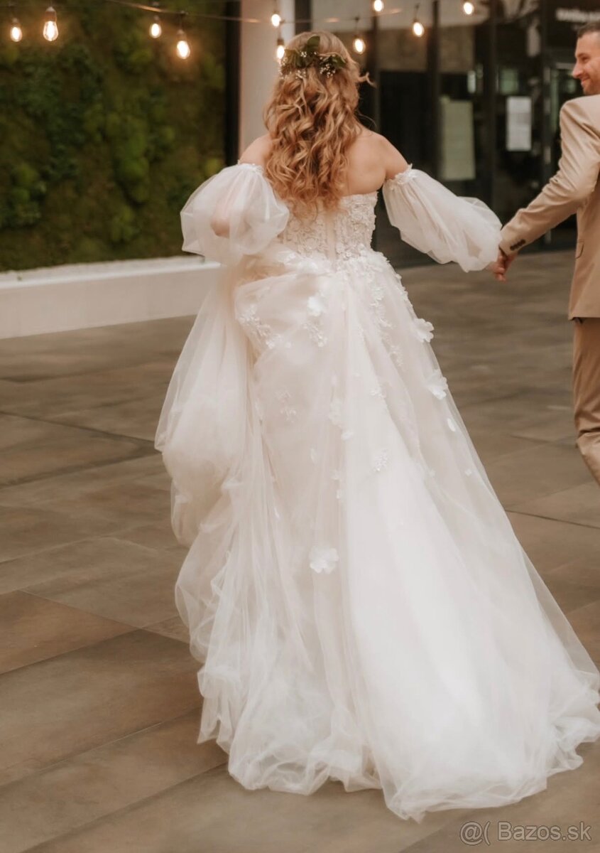 Svadobné šaty 36/38 - 42 - 3