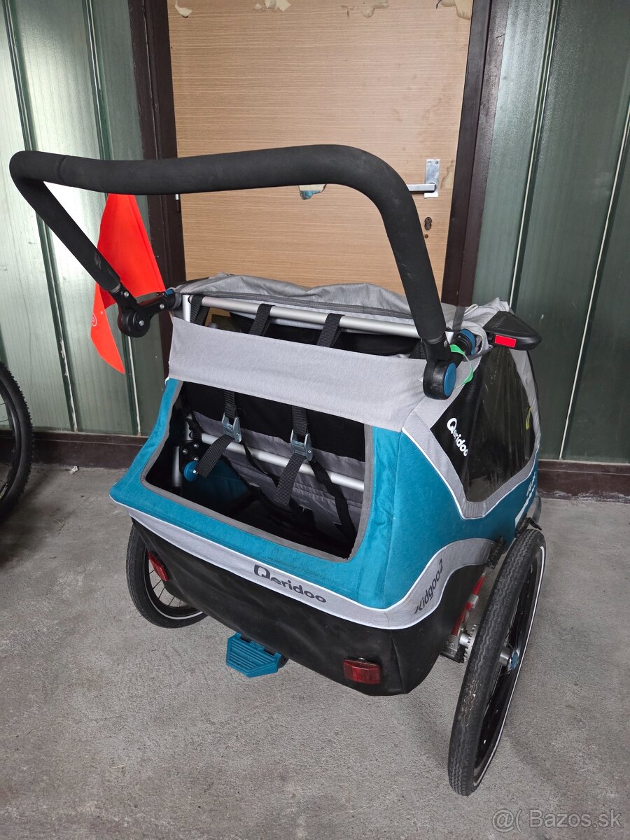 Cyklovozík Queridoo Kidgoo 2 - pre 2 deti - 3