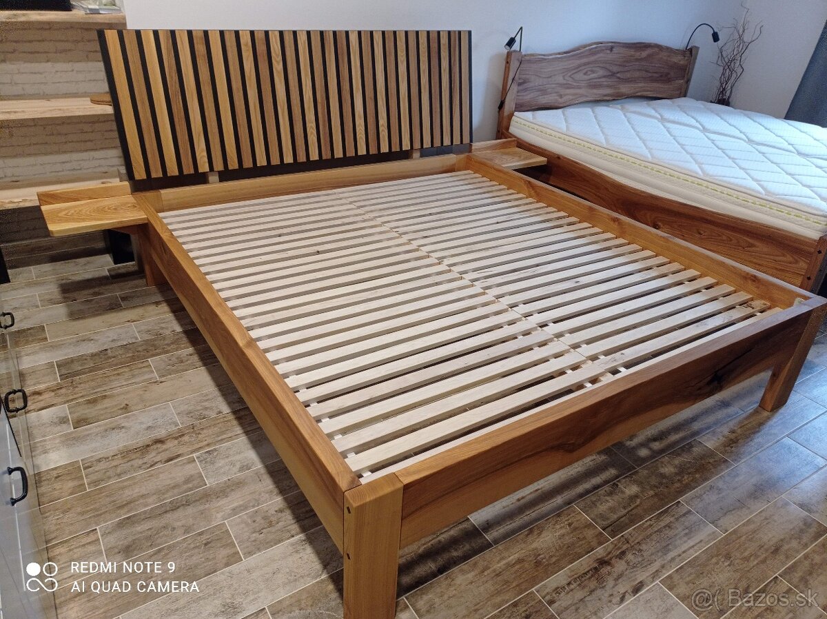 Manželská posteľ z masívu - 3