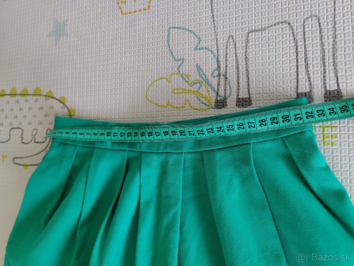 Zelená sukňa Stradivarius - 3