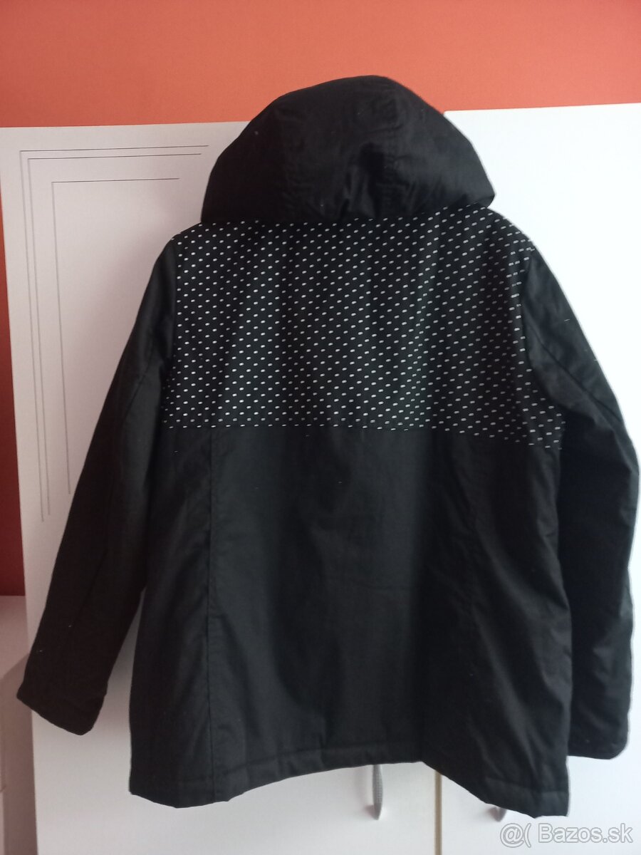 Damska cierna bunda č.44 - 3