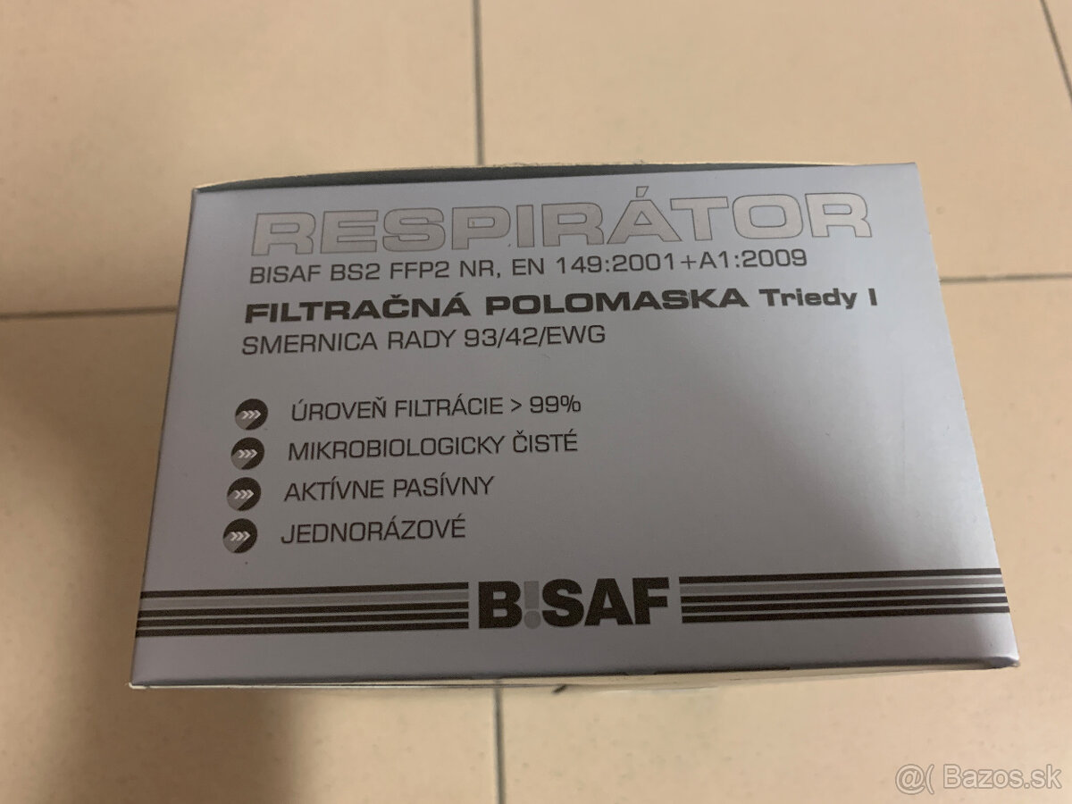 Predám Bisaf rúško, balenie 15 ks - 3