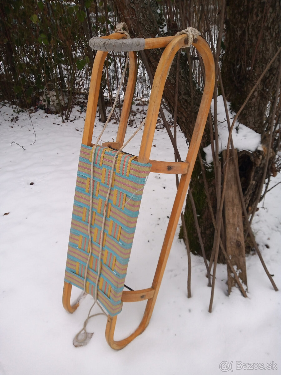 Drevene sanky velke - 3