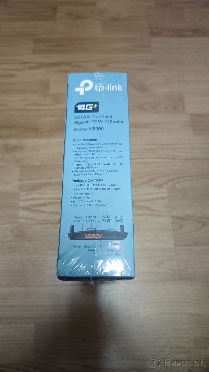 Predám nový 4G+ LTE router TP-Link MR600 Ver:3.0 - 3