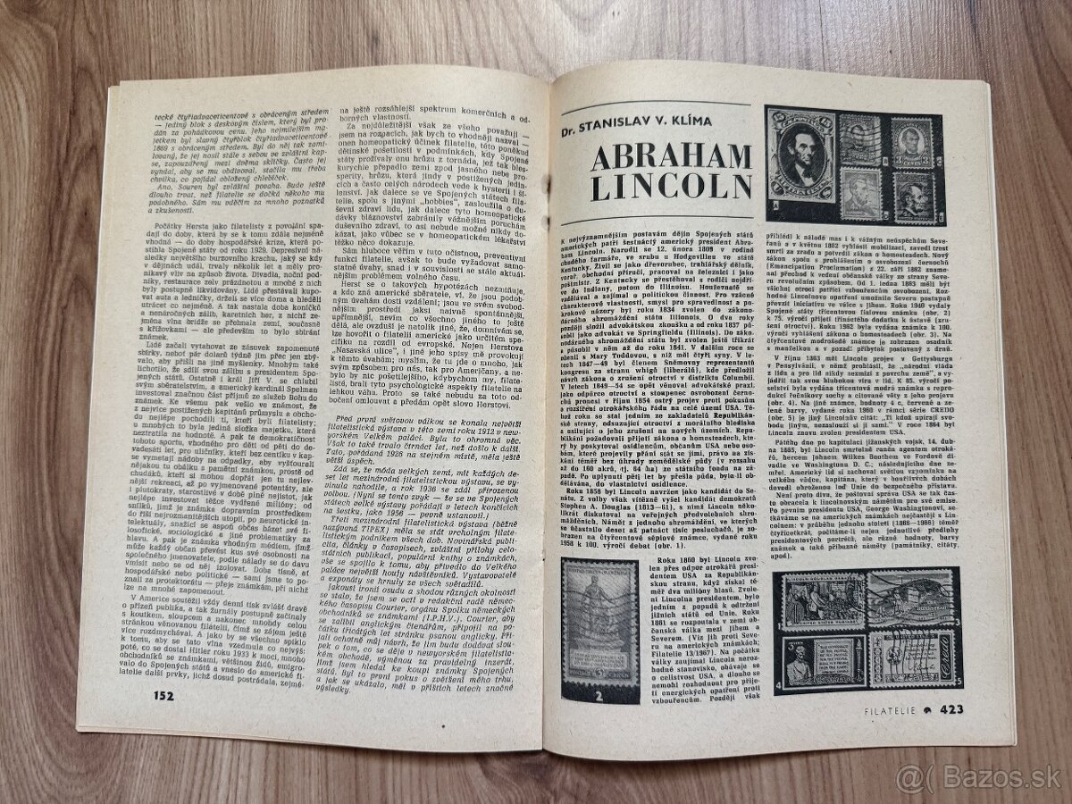 Filatelistická literatúra časopisy Filatelie r.1962-68 - 3