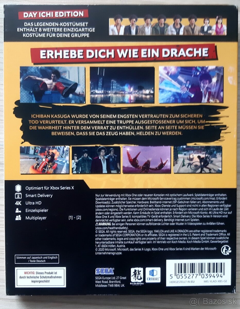 Yakuza: Like A Dragon – Day Ichi Steelbook Edícia XBOX ONE, - 3